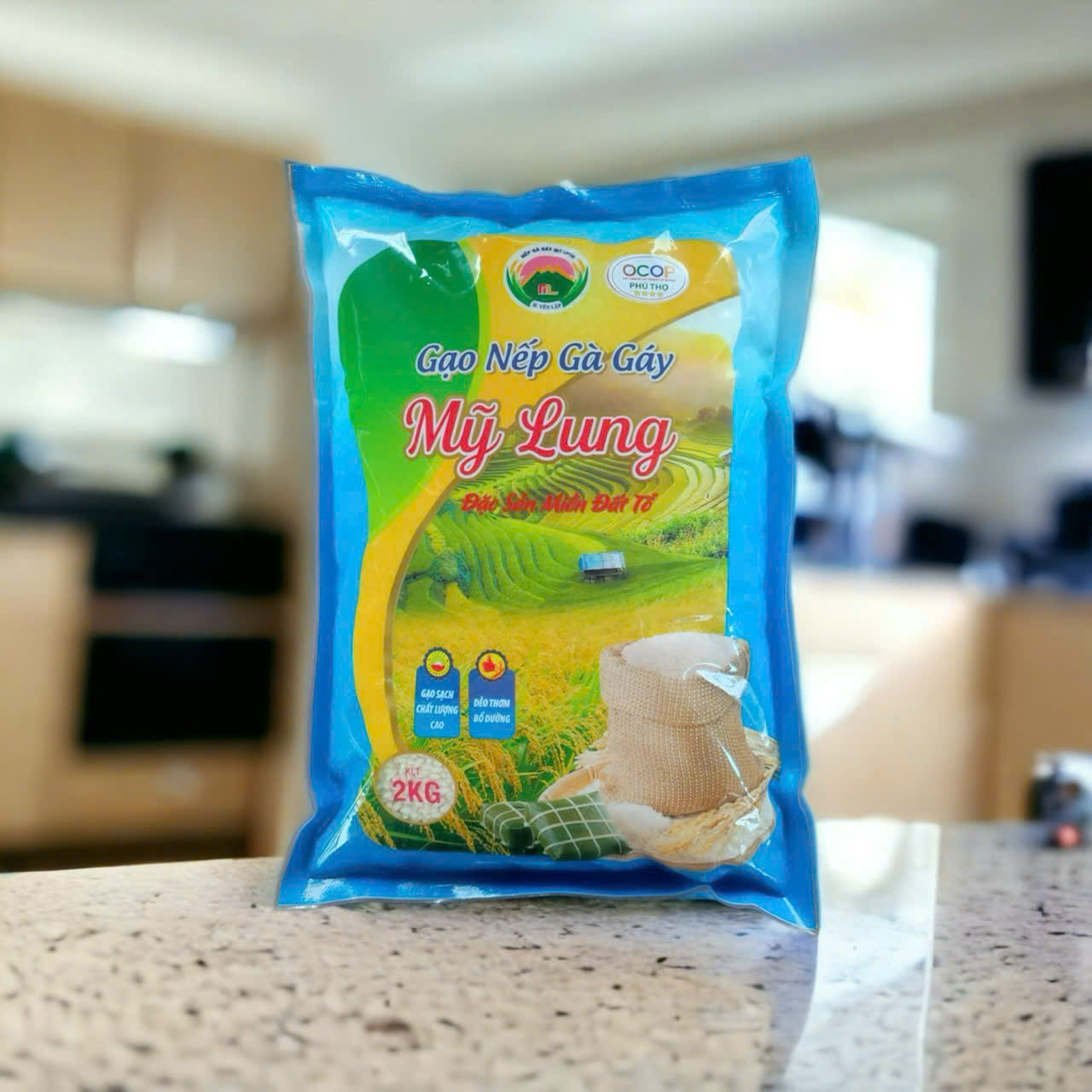 Gạo nếp Gà gáy Mỹ Lung