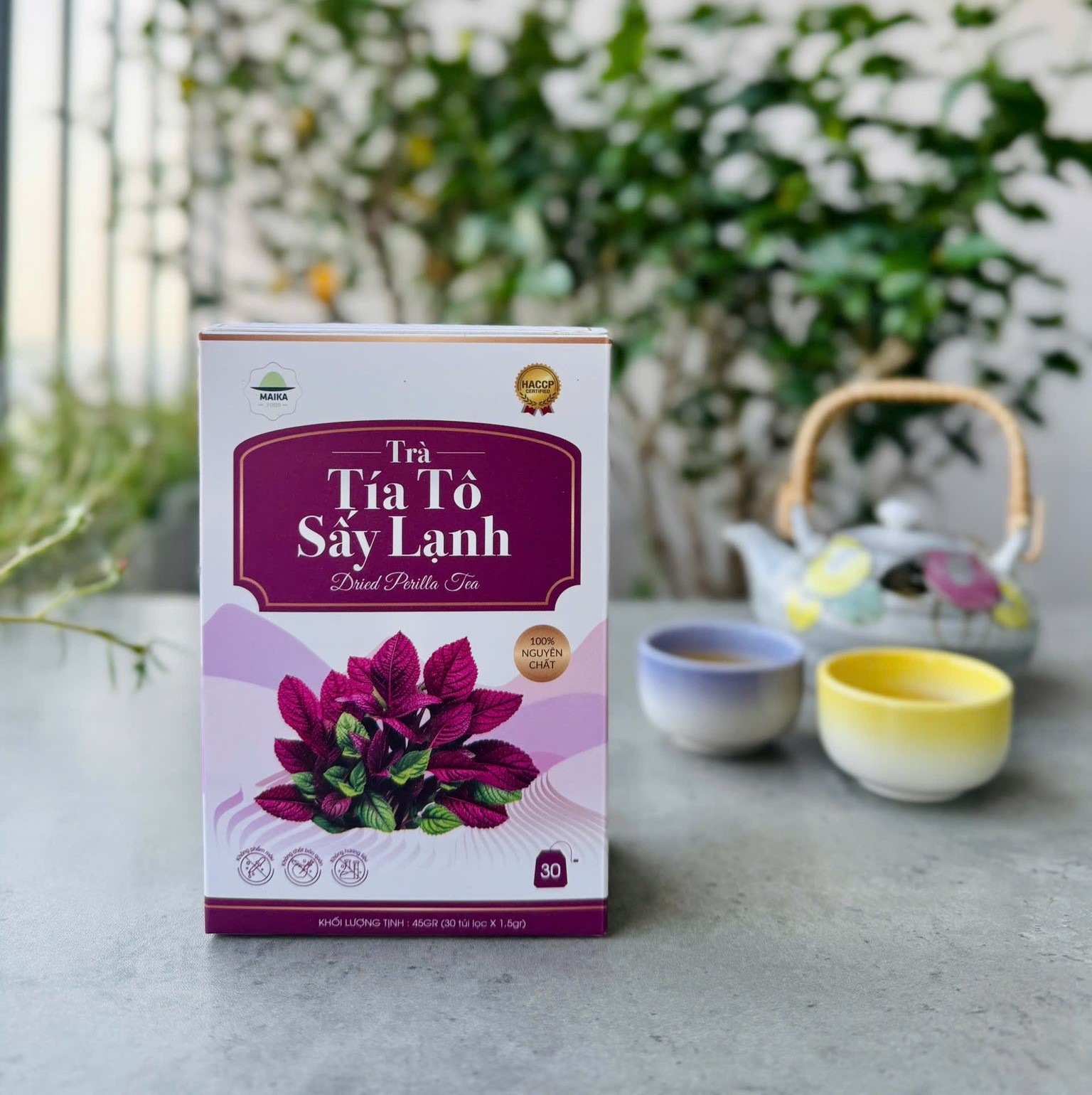 Trà tía tô sấy lạnh