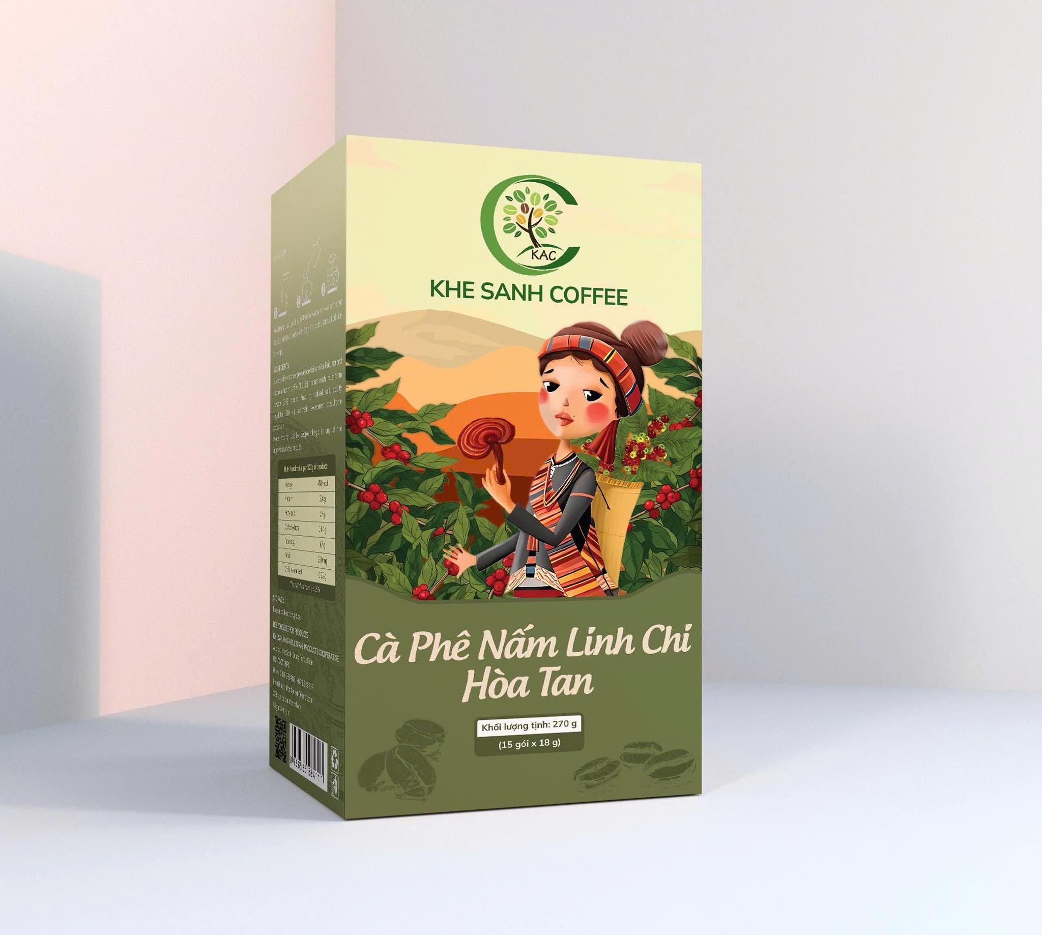 Cà Phê nấm linh chi