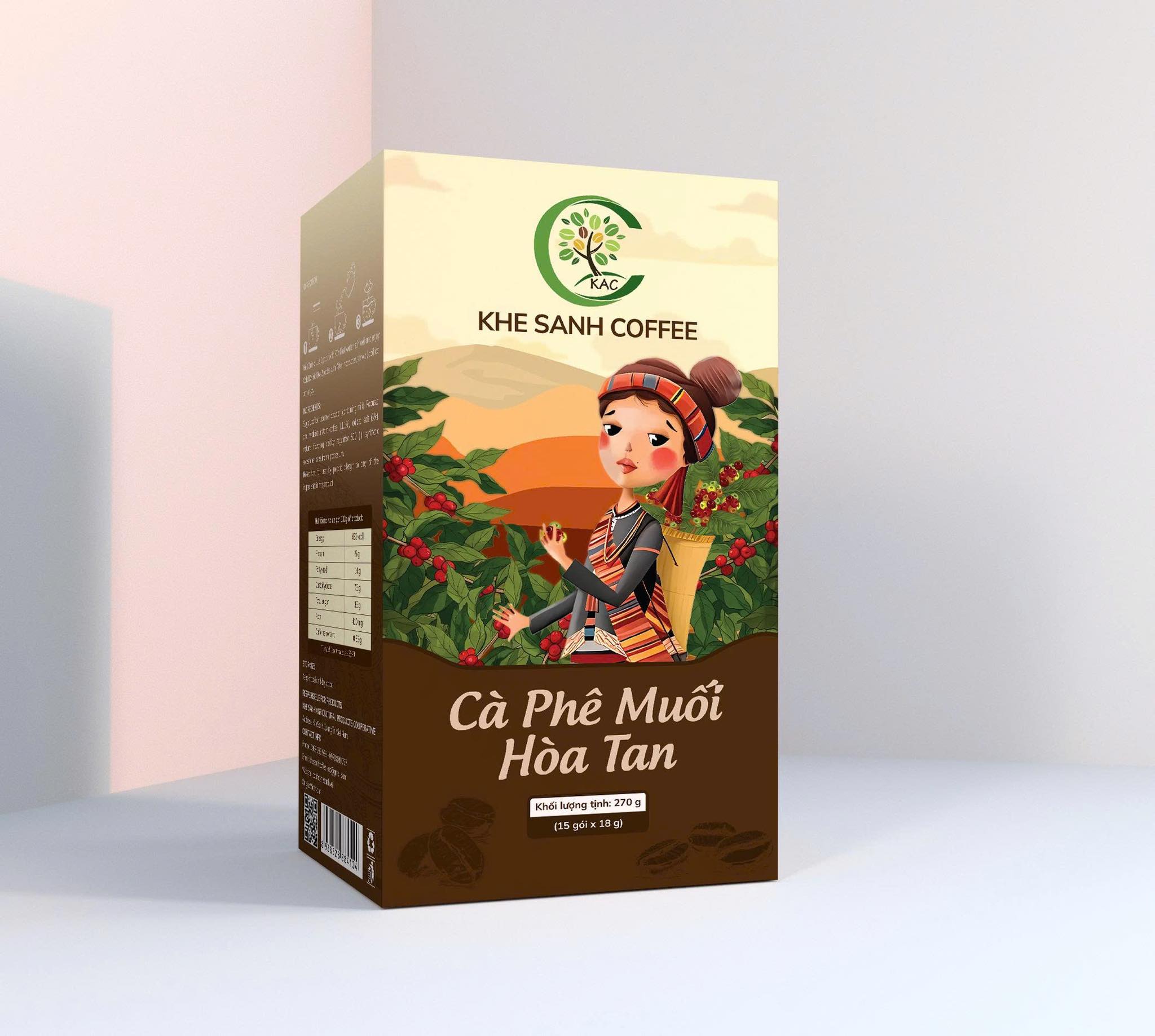 Cà phê bột Blend gu vừa, đậm
